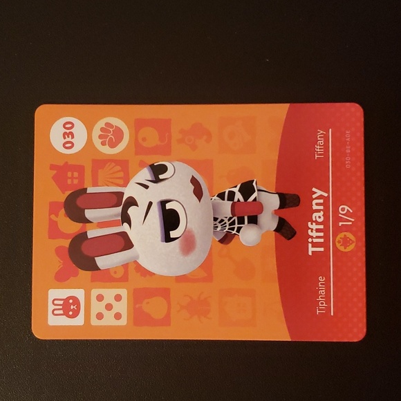 3/$12 Tiffany 030 animal crossing ACNH Nintendo switch amiibo card - Picture 1 of 1